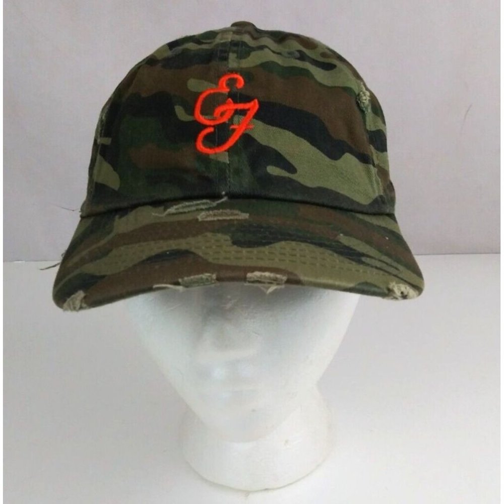 Endless Freshness Distressed Camo Unisex Adjustable Baseball Cap